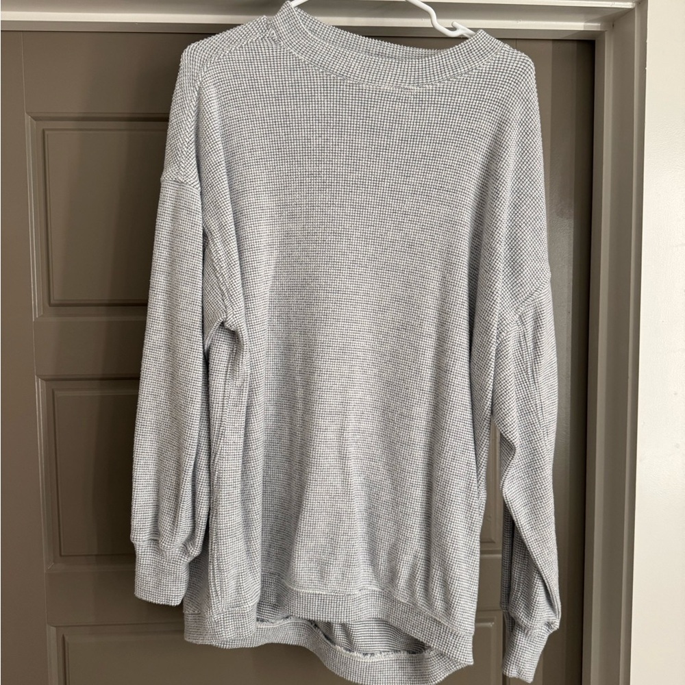Aerie Navy/White Sweater